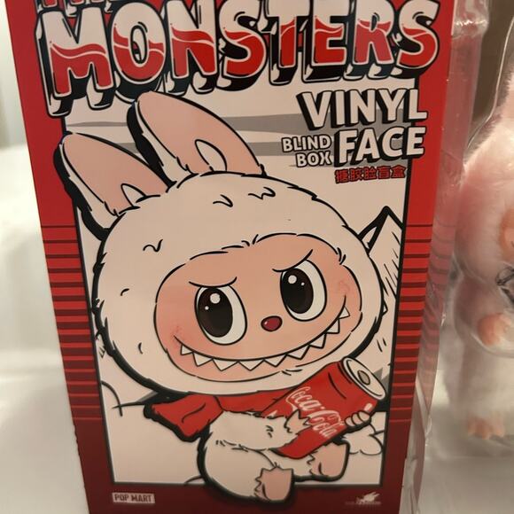Pop Mart Labubu Coca-Cola The Monsters Vinyl Face Suprise Shake - Picture 3 of 6